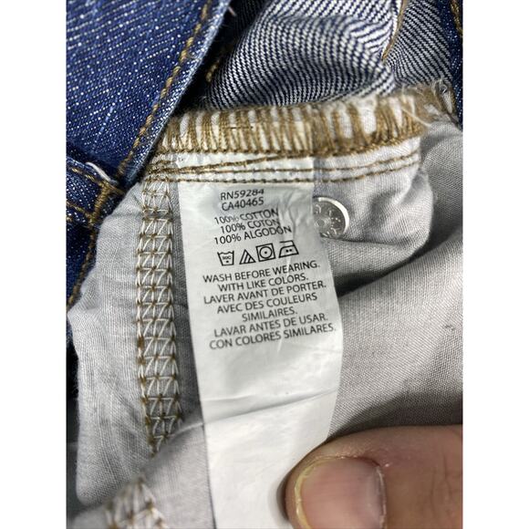 2 Pairs Of Boys Jeans The Children's Place Size 14 Straight Leg Dark & Med NWT - Picture 10 of 11